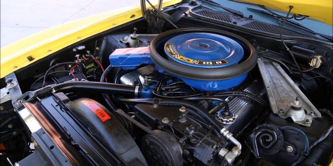 1971 Mustang Super Cobra Jet V8 engine