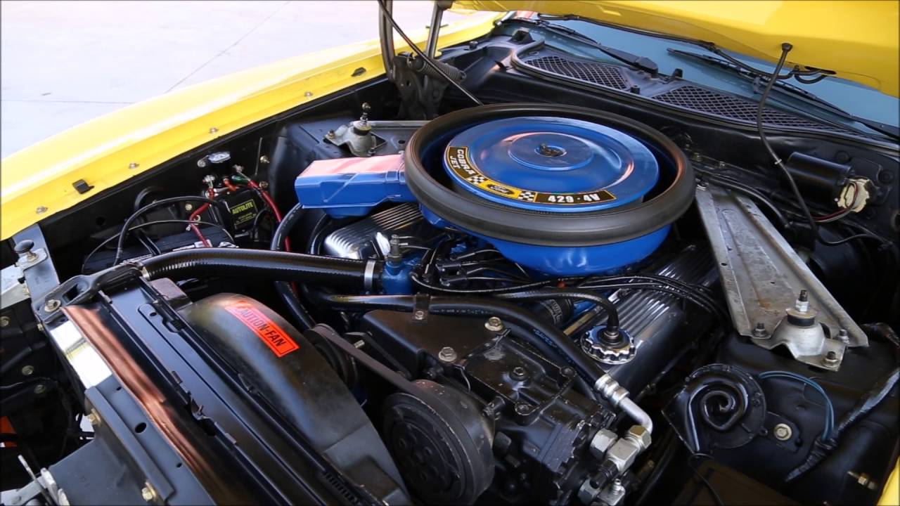 1971 Mustang Super Cobra Jet V8 engine