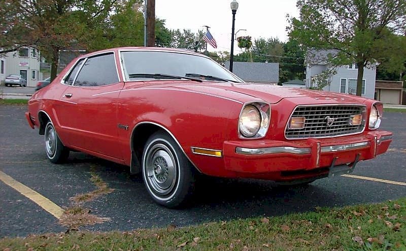 Bright Red 1974 Ford Mustang
