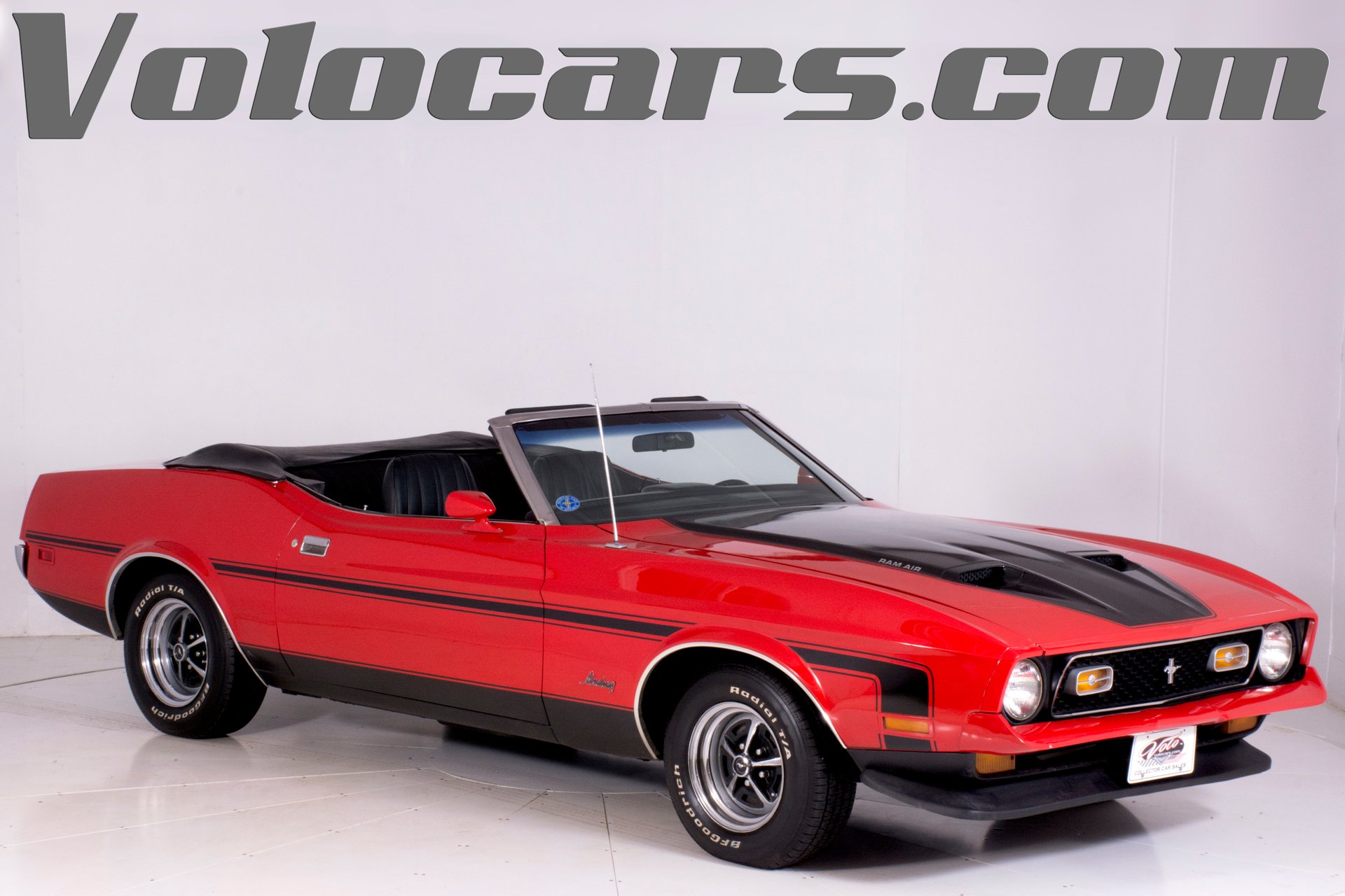 Bright Red 1972 Ford Mustang