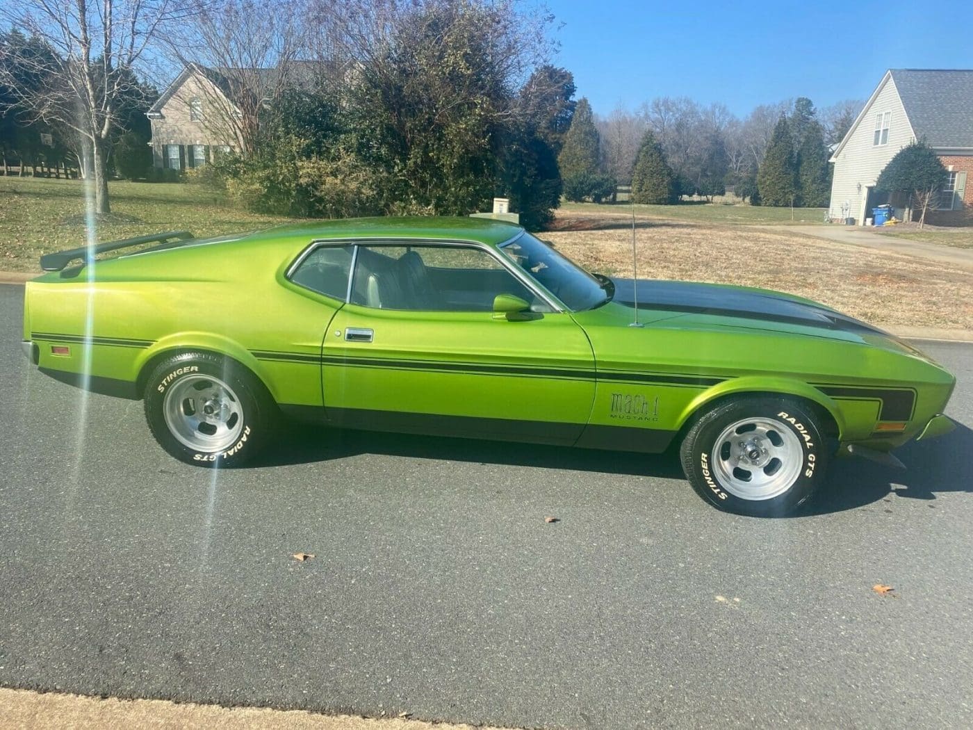 Medium Lime 1972 Ford Mustang