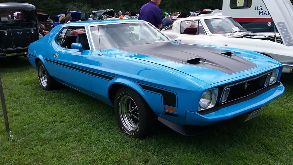 Light Blue 1973 Ford Mustang