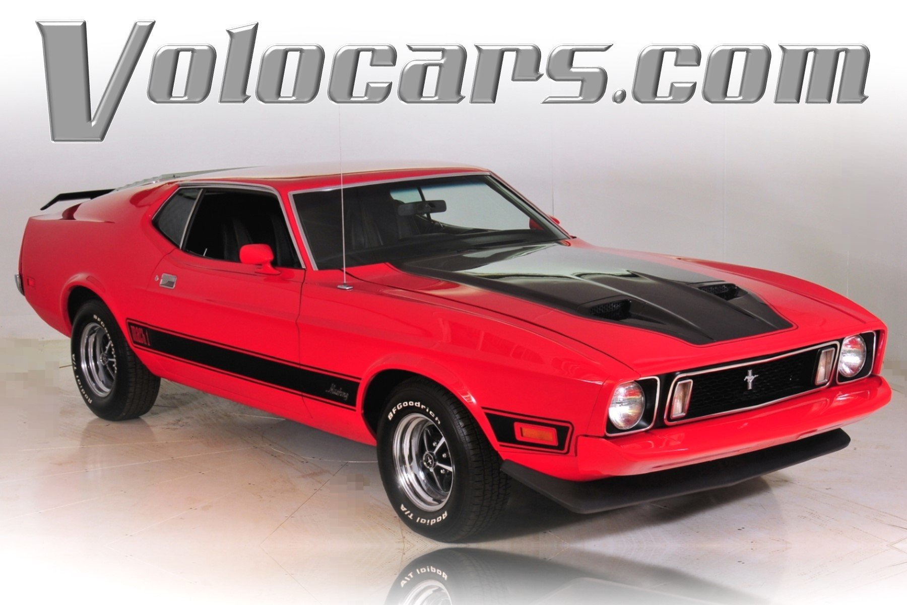 Bright Red 1973 Ford Mustang