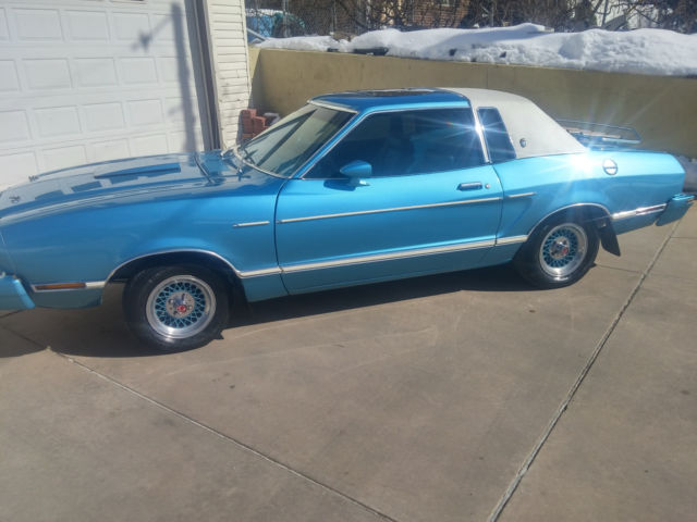 Bright Aqua 1978 Ford Mustang
