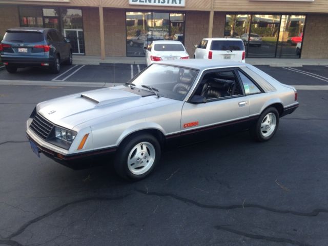 Silver 1979 Ford Mustang