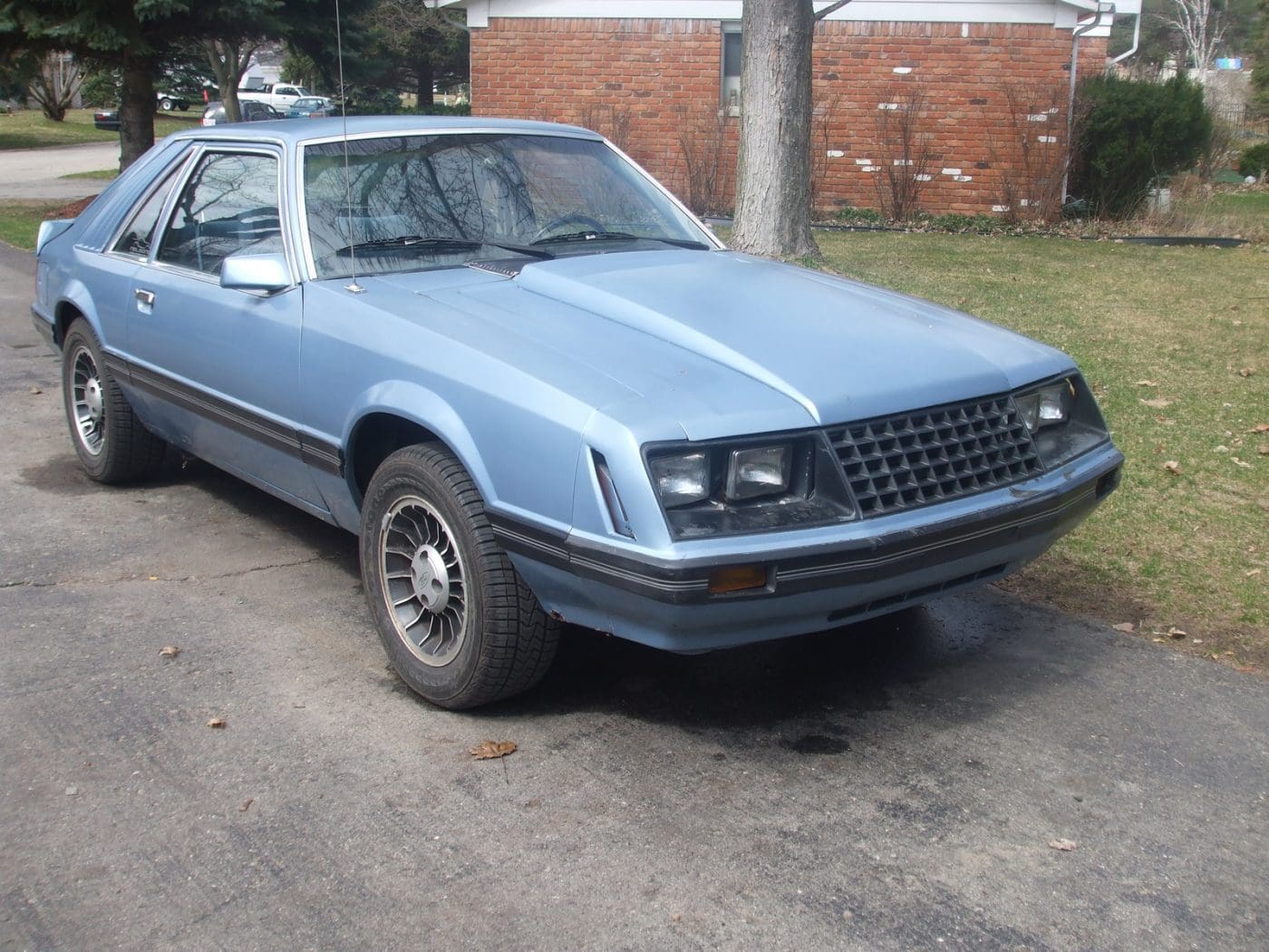 Medium Blue Glow 1979 Ford Mustang