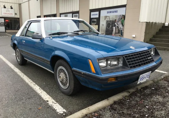 Bright Blue 1980 Ford Mustang