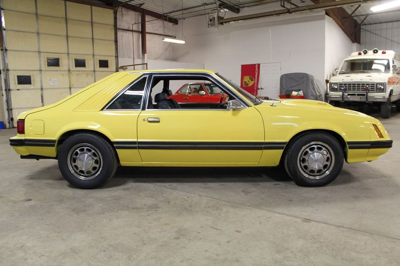 Medium Yellow 1983 Ford Mustang