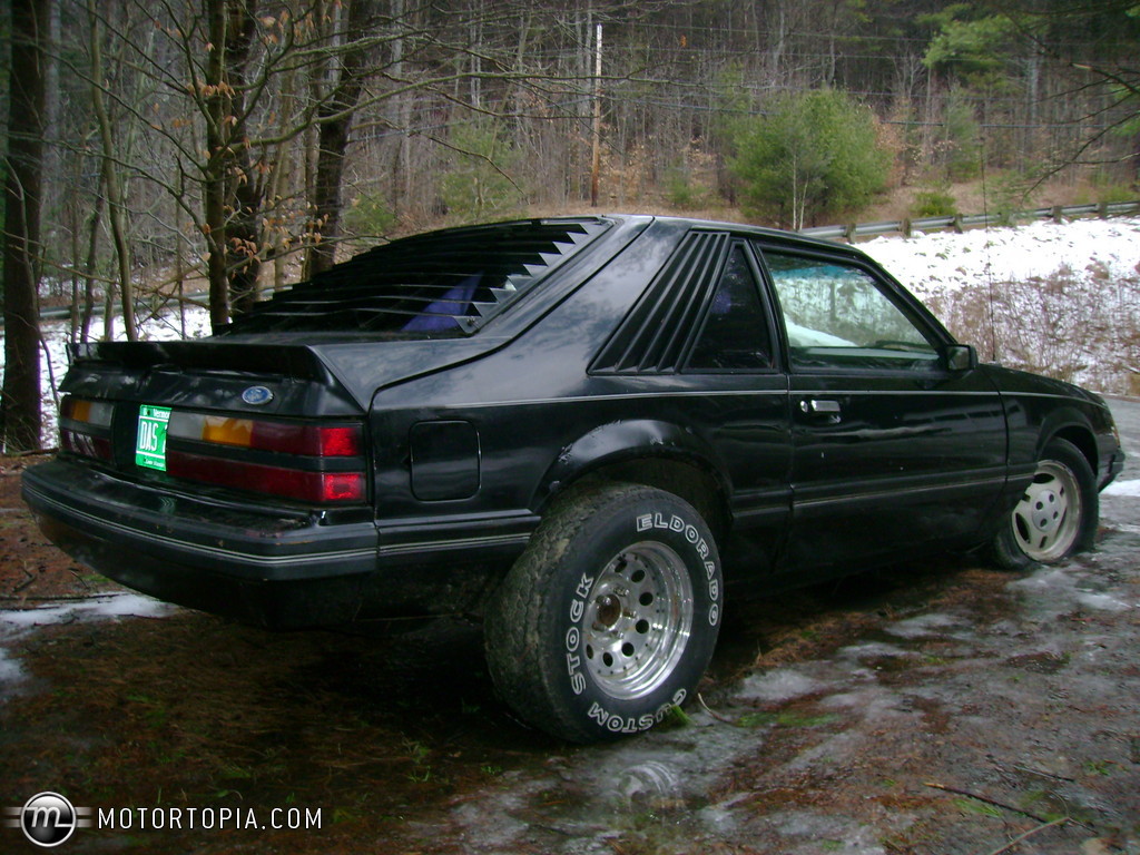 Black 1983 Ford Mustang