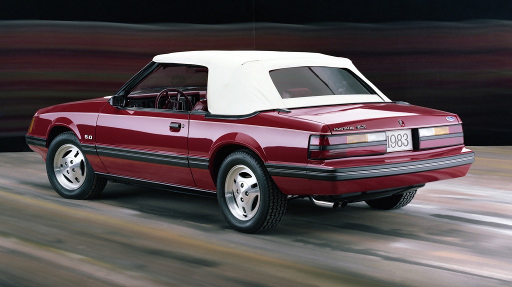 Medium Red 1983 Ford Mustang