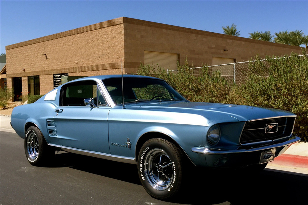 Vail Blue 1967 Ford Mustang
