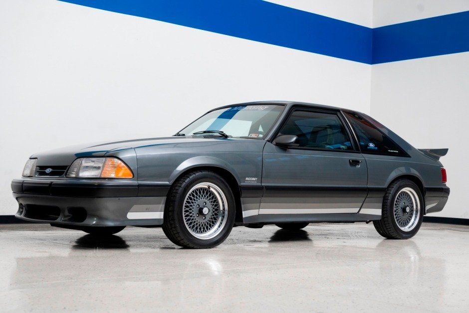Dark Gray 1988 Ford Mustang