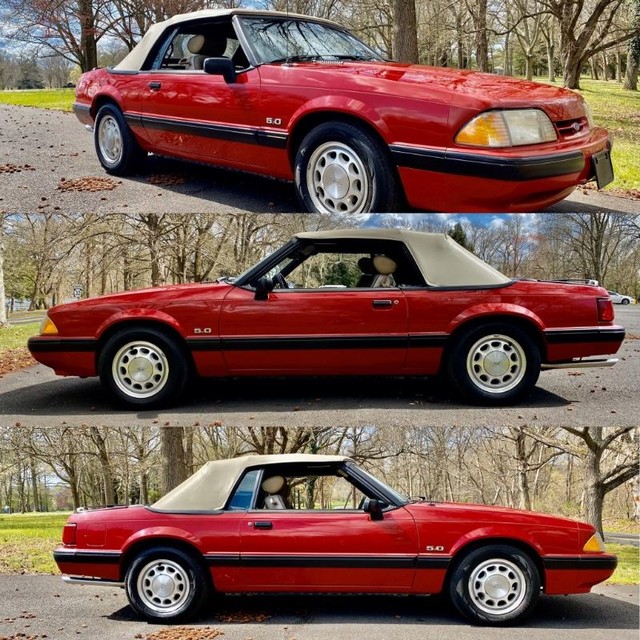 Cabernet Red 1988 Ford Mustang