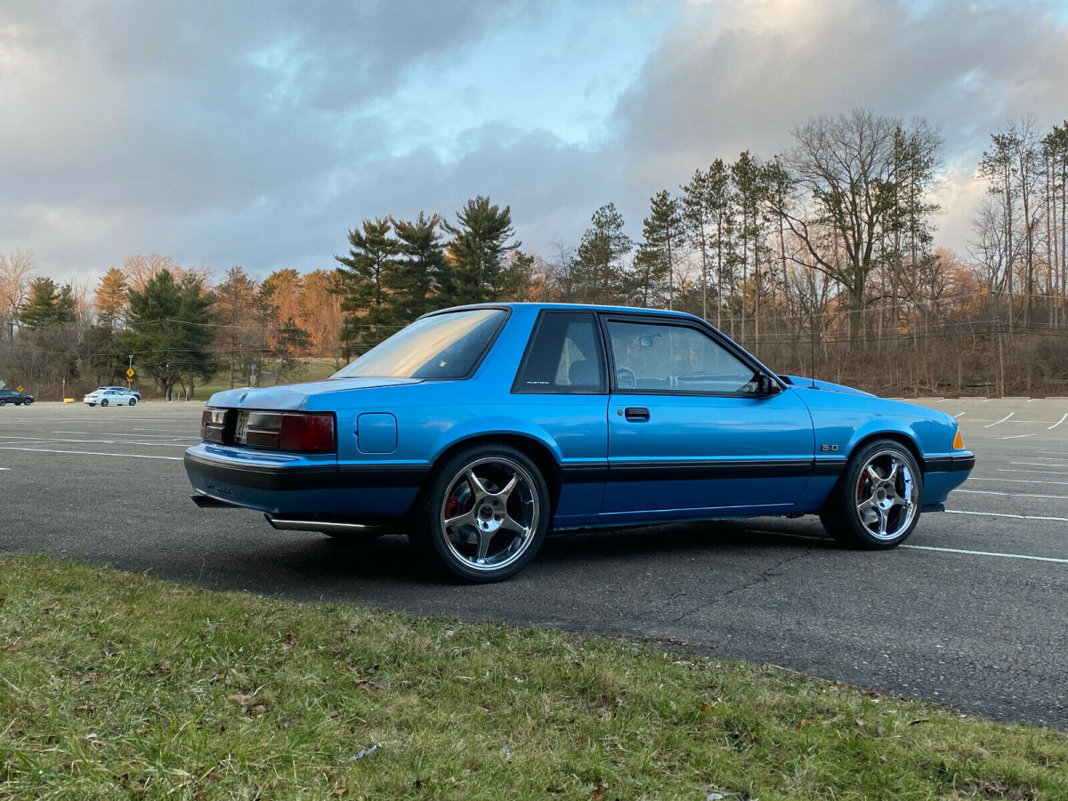 Bimini Blue 1991 Ford Mustang