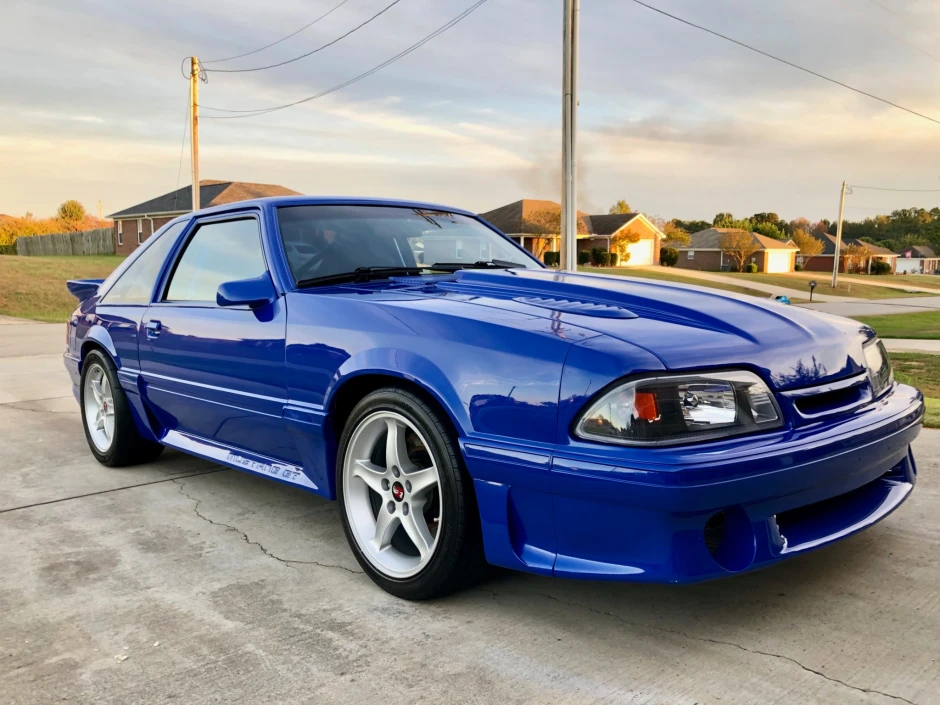 Ultra Blue 1991 Ford Mustang