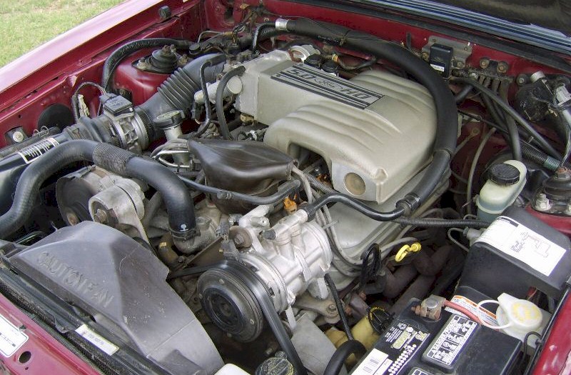  Información del motor Mustang