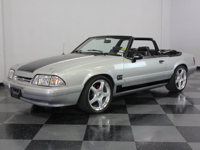 Silver 1993 Ford Mustang
