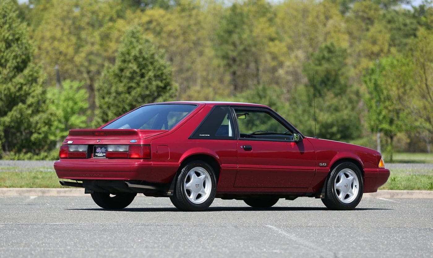 Electric Red 1993 Ford Mustang