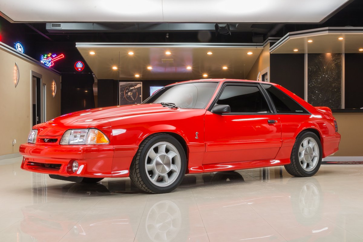 Bright Red 1993 Ford Mustang