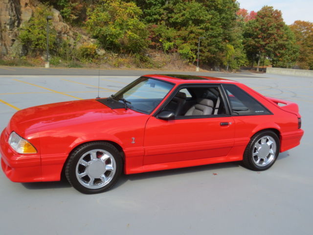 Vibrant Red 1993 Ford Mustang