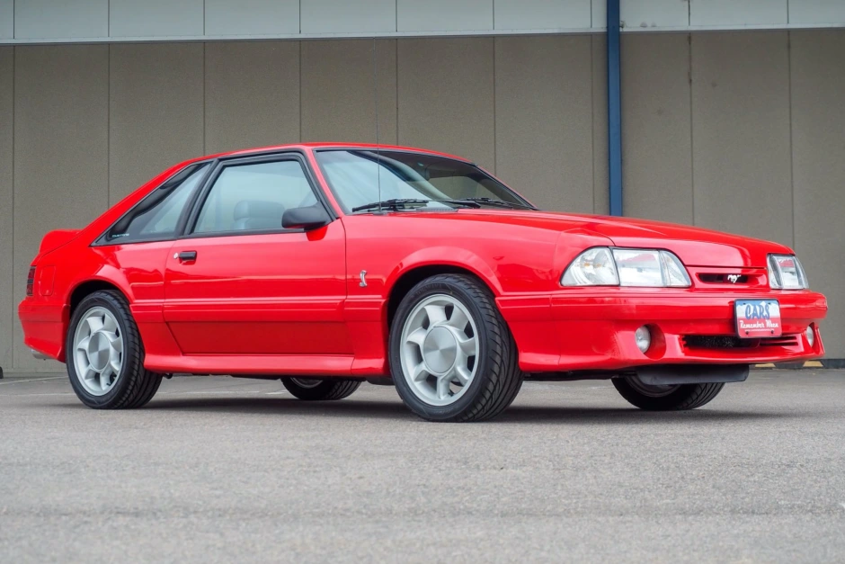 Vibrant Red 1993 Ford Mustang