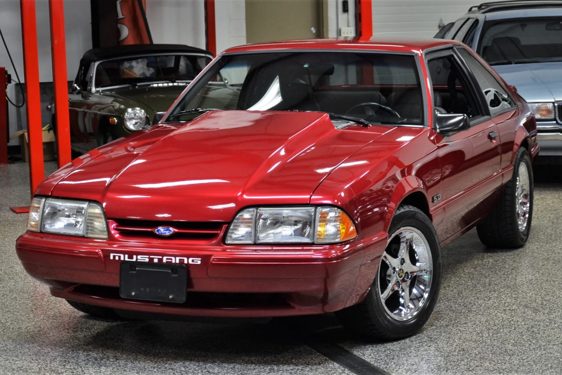 Electric Red 1993 Ford Mustang
