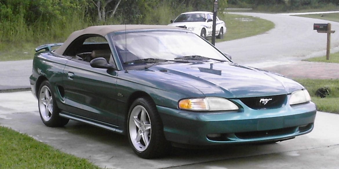 1997 mustang color information