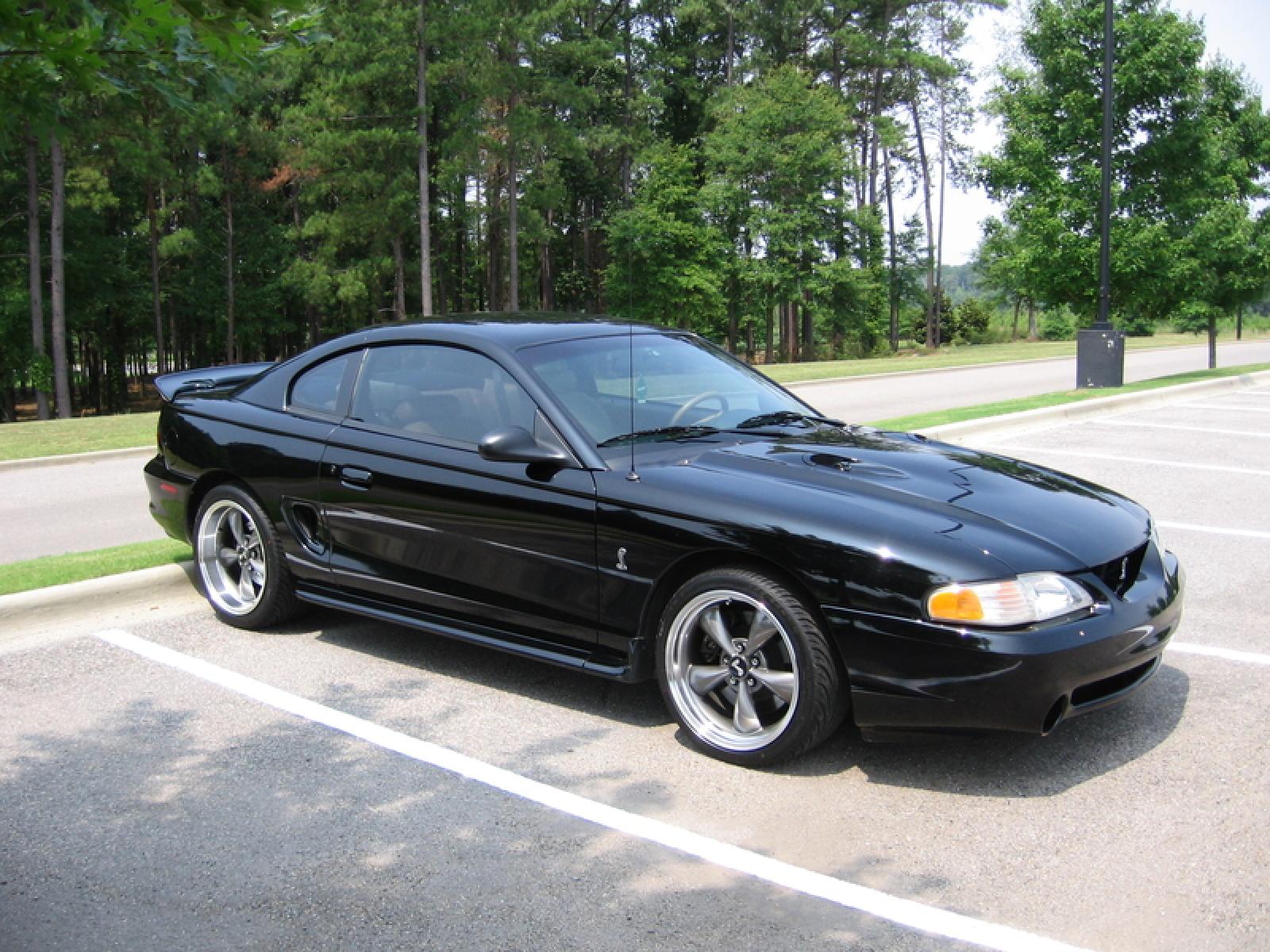 Black 1997 Ford Mustang