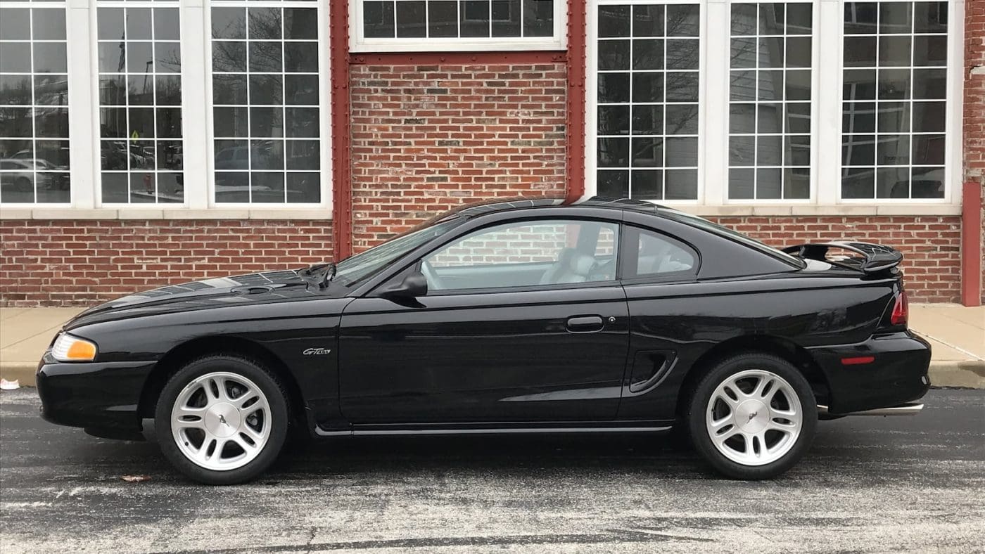 Black 1998 Ford Mustang