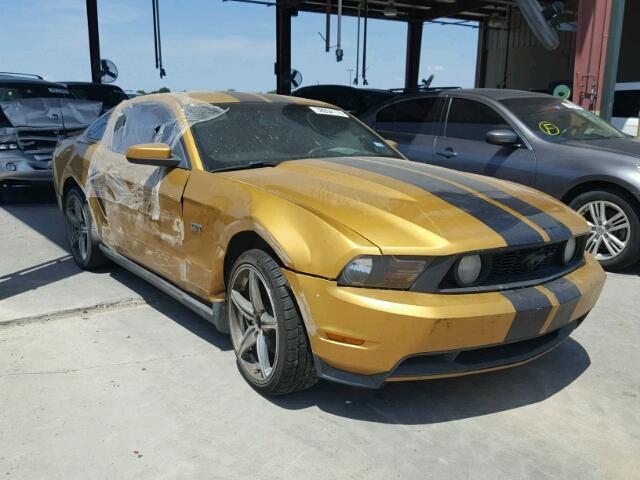 Sunset Gold 2010 Ford Mustang