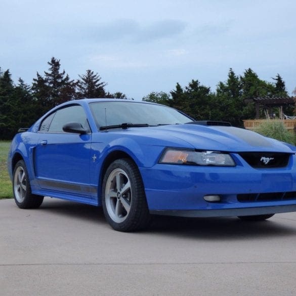 Azure Blue 2003 Ford Mustang