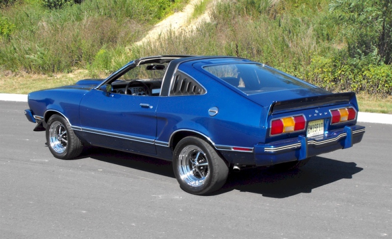Dark Midnight Blue 1978 Ford Mustang