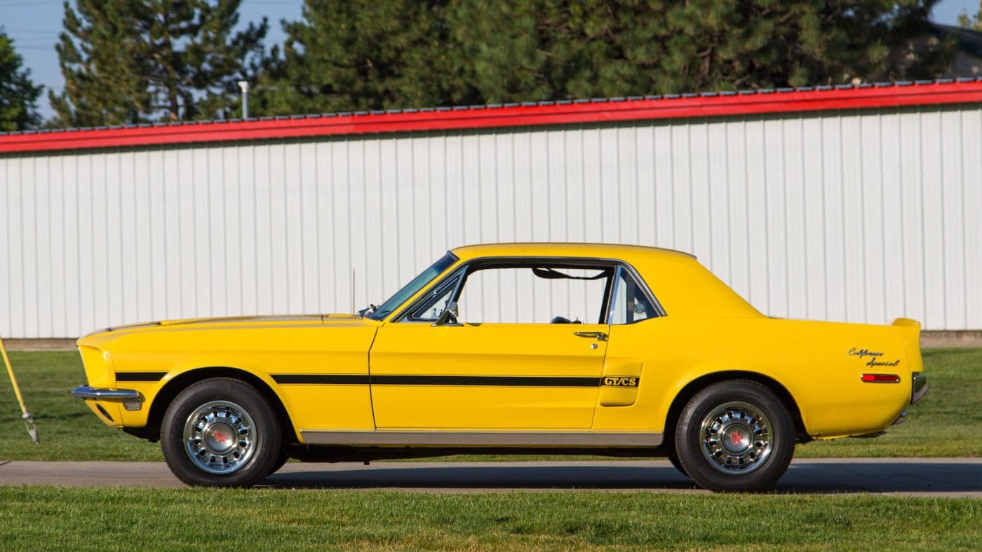 Special Yellow 1968 Ford Mustang