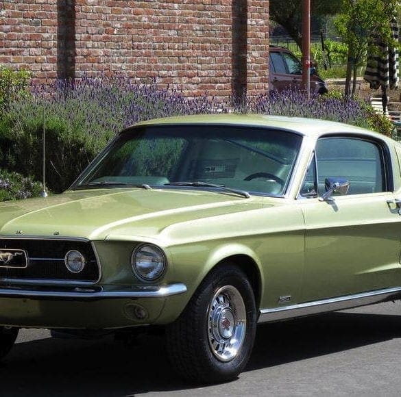 Olive Green 1969 Ford Mustang