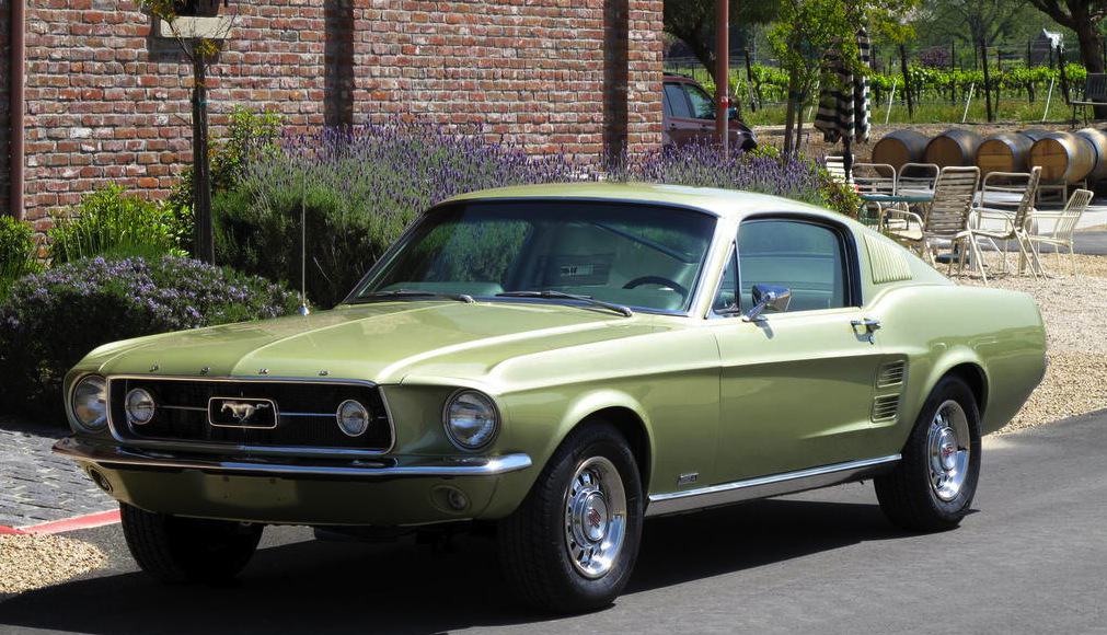 Olive Green 1968 Ford Mustang