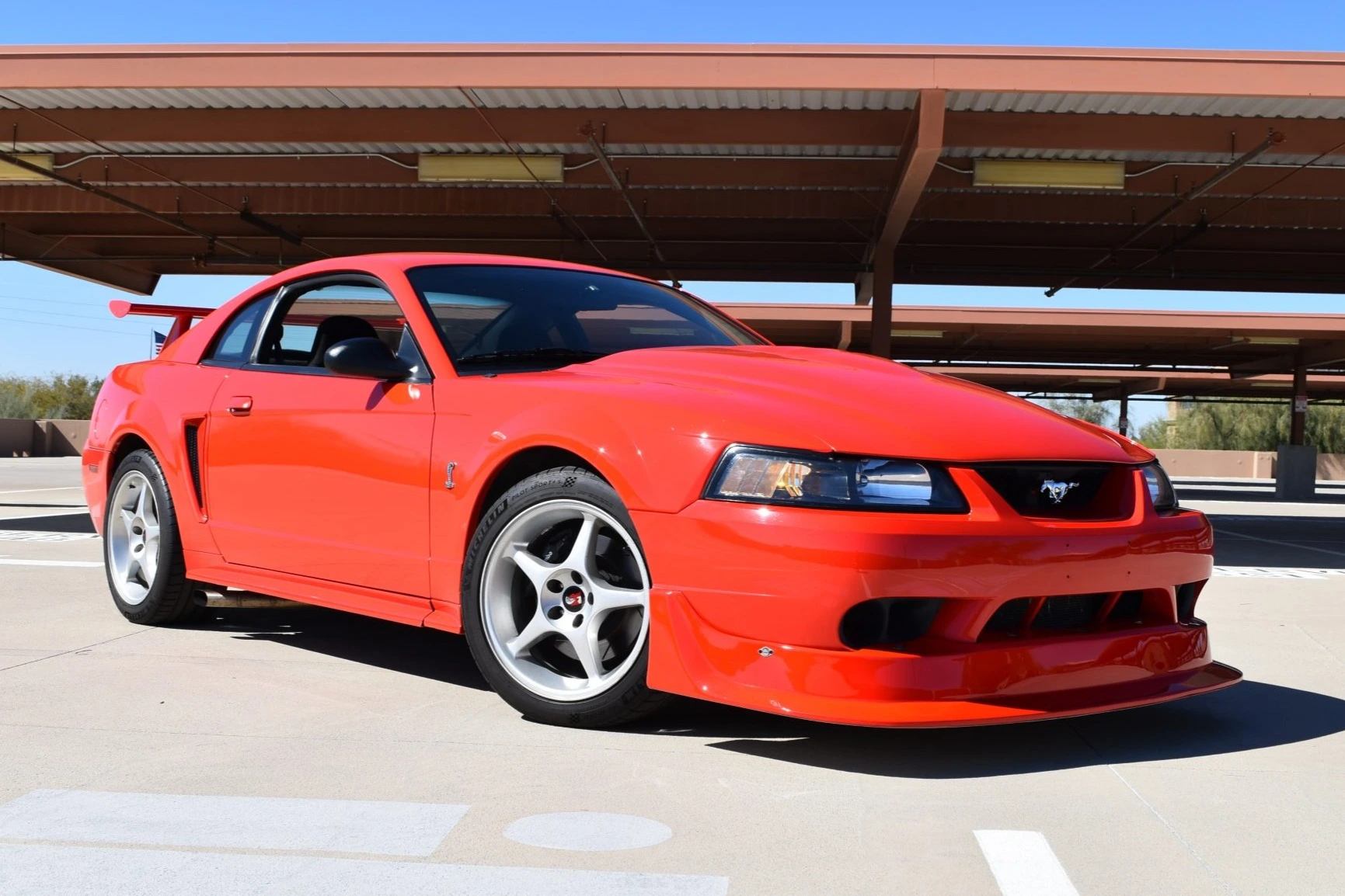 Performance Red 2000 Ford Mustang