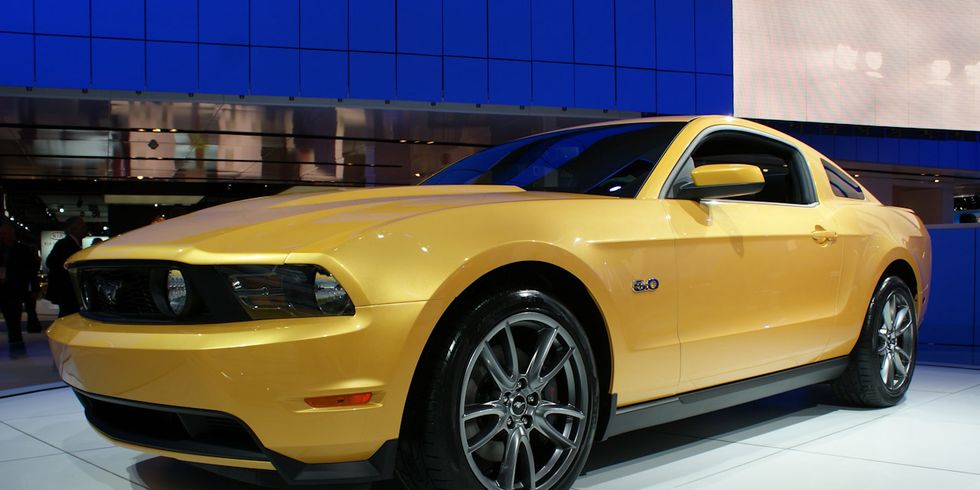 Yellow Blaze 2011 Ford Mustang