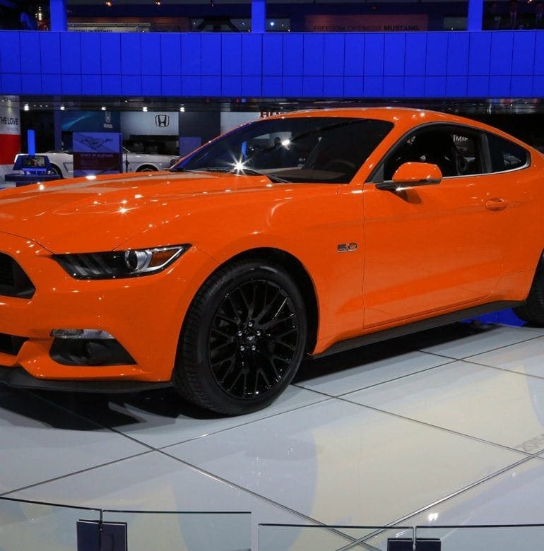 Competition Orange 2015 Ford Mustang