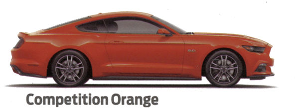 2015 Mustang Competition Orange