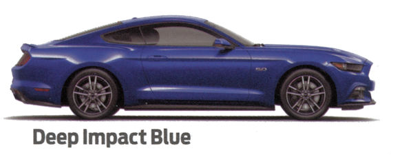 2015 Mustang Deep Impact Blue