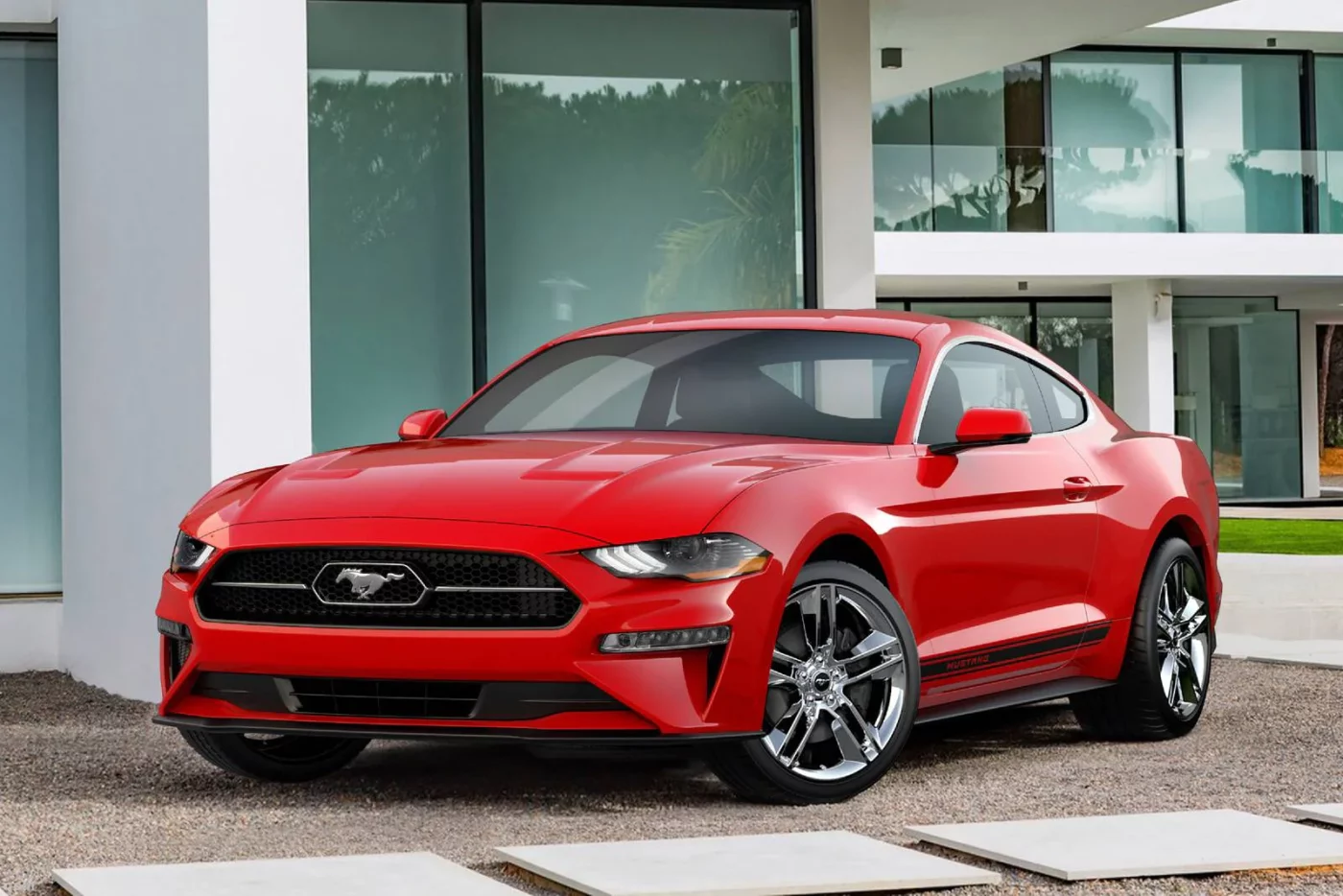 Race Red 2019 Ford Mustang