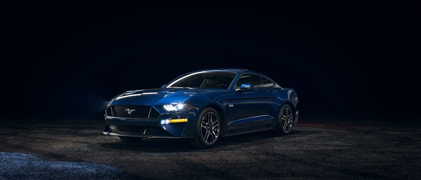 Kona Blue 2019 Ford Mustang