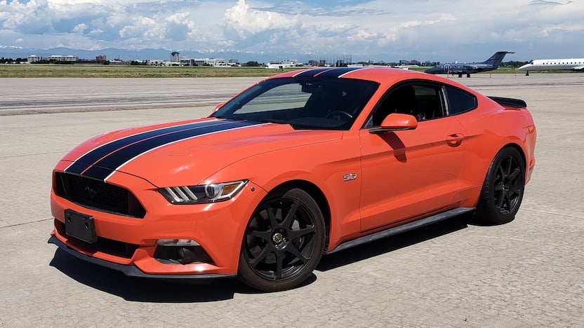 Competition Orange 2016 Ford Mustang