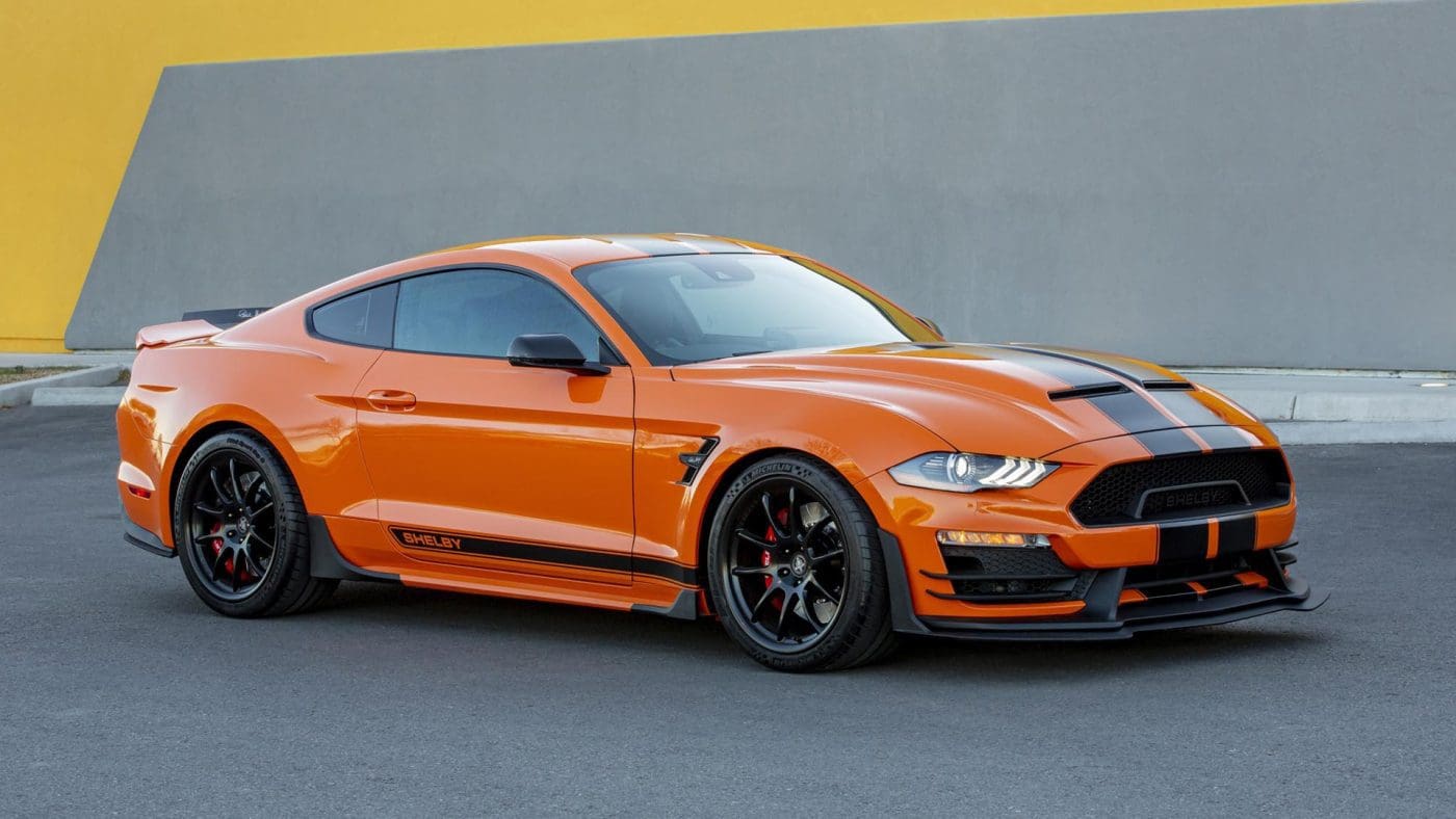 Orange Fury 2018 Ford Mustang