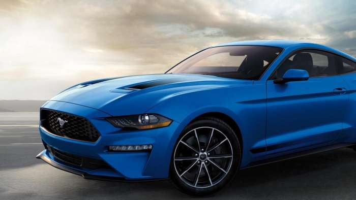Velocity Blue 2020 Ford Mustang
