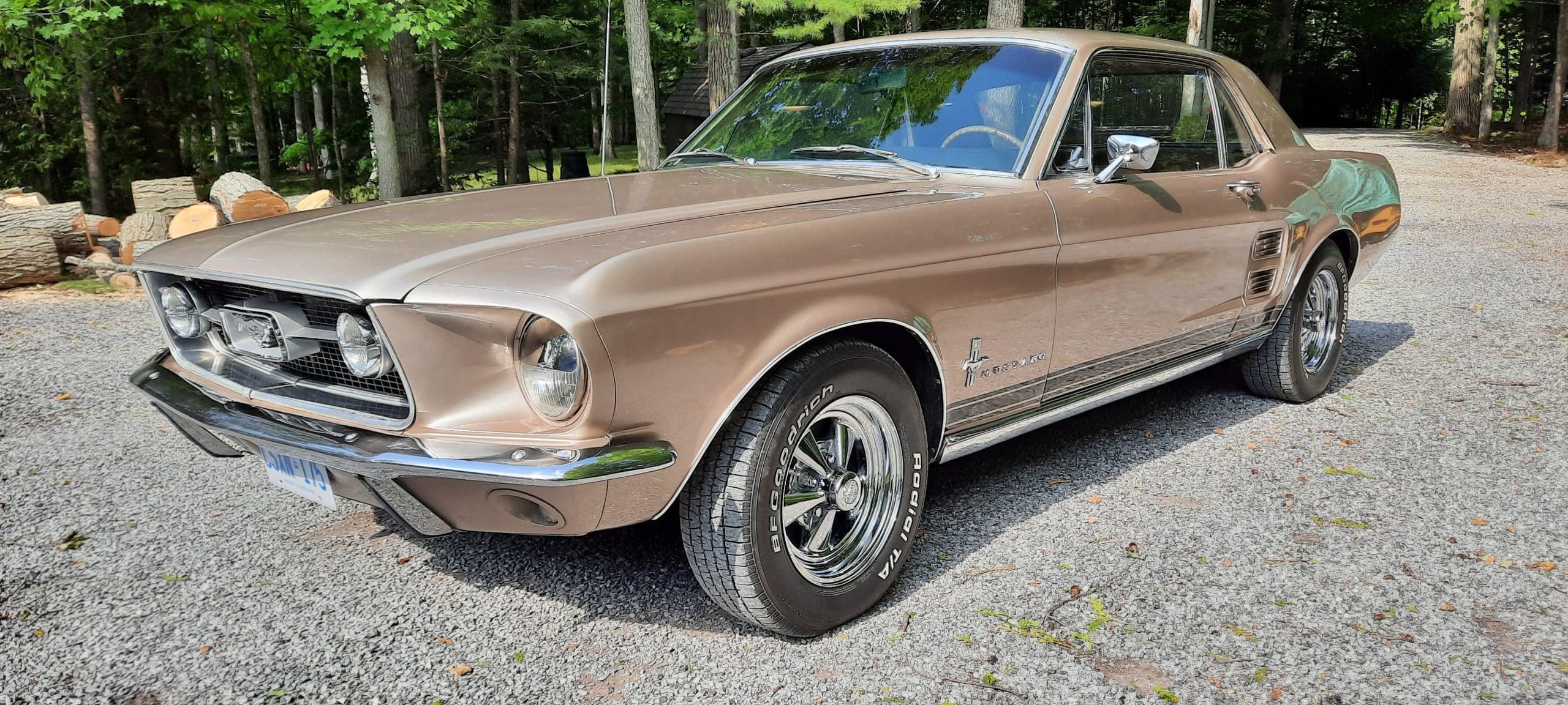 Beige Mist 1967 Ford Mustang