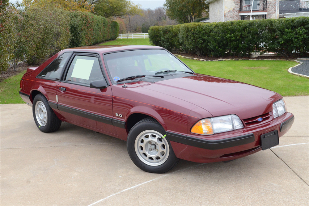 Cabernet Red 1989 Ford Mustang