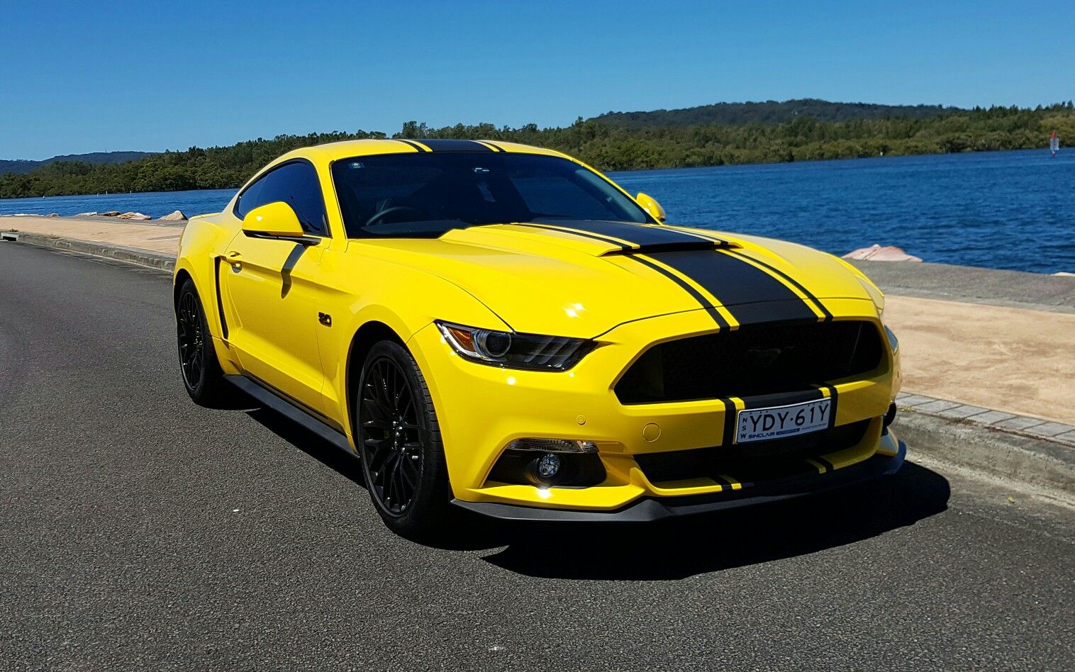 Triple Yellow 2016 Ford Mustang
