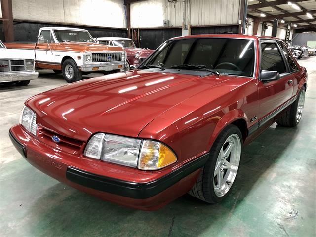 Wild Strawberry 1990 Ford Mustang