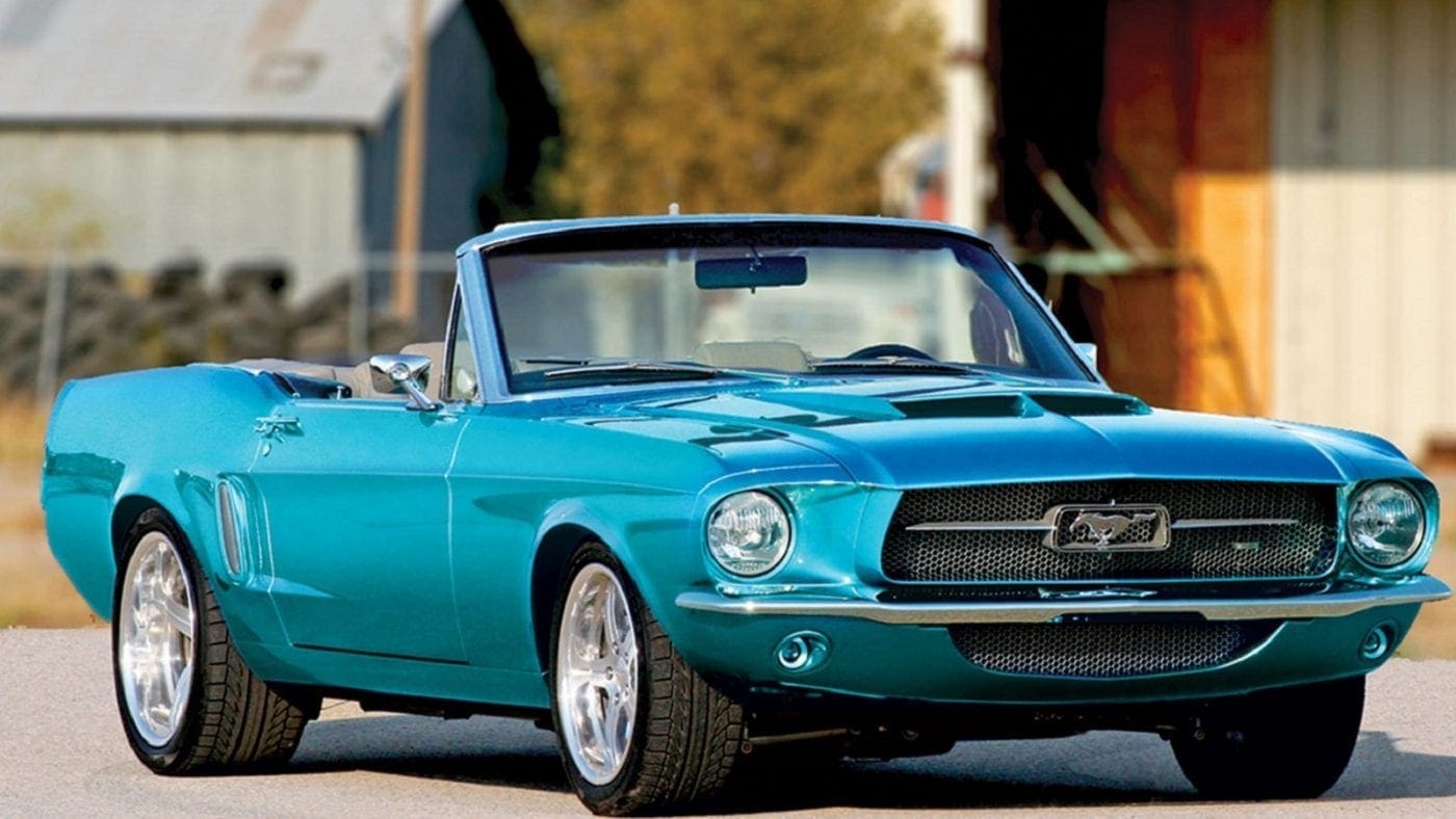 Winter Park Turquoise 1967 Ford Mustang